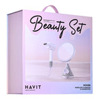 HAIR DRYER SET WITH COSMETIC MIRROR WITH WIRELESS CHARGING FUNCTION AGD - Produkty/Suszarki do włosów Your Sports Performance