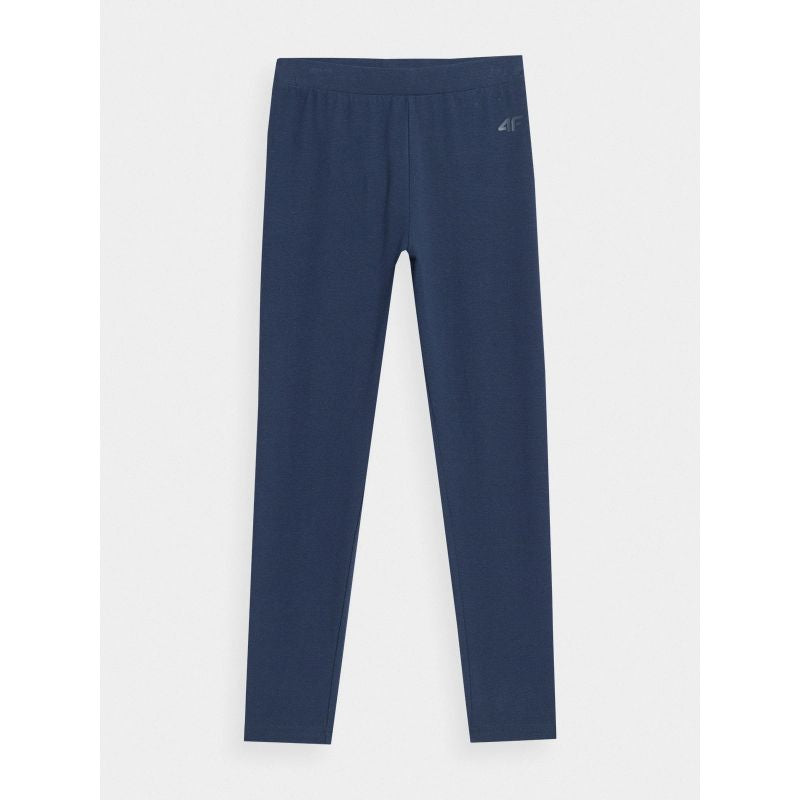 Girls' elastic cotton leggings 4F Junior 4f