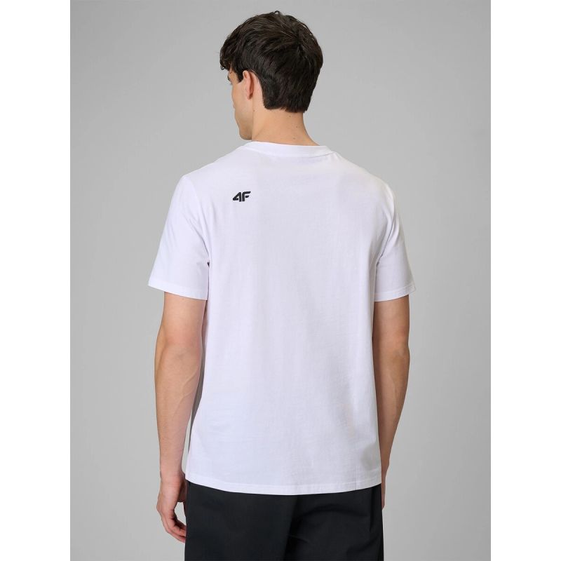 Men's regular plain T-shirt 4F 4FRMM00TTSHM4192-10S 4f