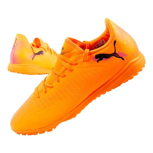 Puma men's sports shoes Future 8 Play TT turf football shoes orange Puma