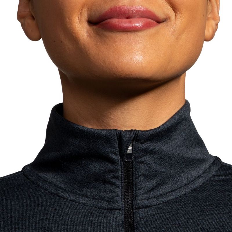 Dash 1/2 Zip 2.0 Women's Running Top Black Import z Brooks/Brooks/Bluzy Your Sports Performance