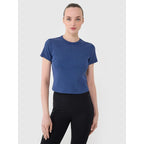 Women's slim ribbed t-shirt 4F 4FRSS25TTSHF2696-31S *Kategoria tymczasowa Your Sports Performance