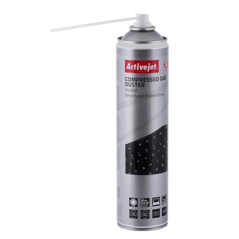 Activejet AOC-201 Compressed Air (600 ml) Air cleaning spray, easily cleans hard-to-reach places. In preparation Your Sports Performance