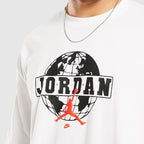 Men’s Air Jordan Oversized Graphic Tee White T-Shirt – IQ0829-100