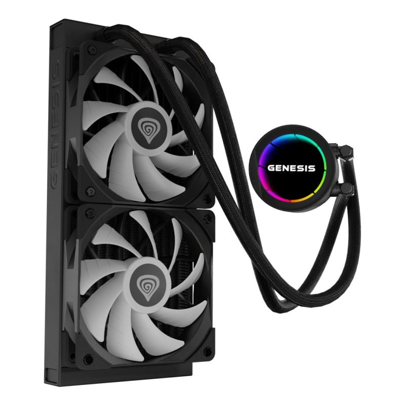 GENESIS WATER COOLING HYDRIA 240 ARGB BLACK Chłodzenie/Chłodzenie - zestawy chłodzenia wodnego Your Sports Performance