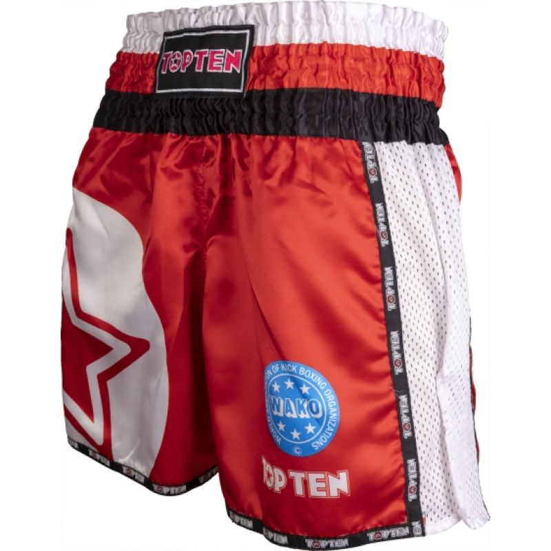 Kickboxing shorts Top Ten "Wako Star" M 0418641-02M Clothing/martial arts/Top Ten Your Sports Performance