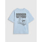 Boy's oversize T-shirt with print 4F 4FJRAW25TTSHM3206-34S *Kategoria tymczasowa Your Sports Performance