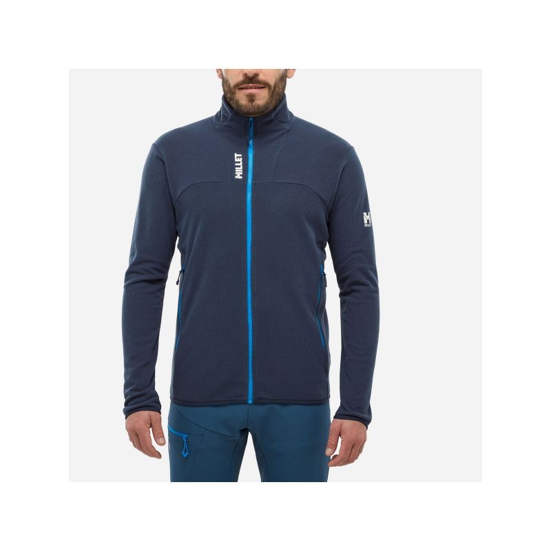 MILLET Ubic Lightgrid Jkt M navy blue men's sweatshirt