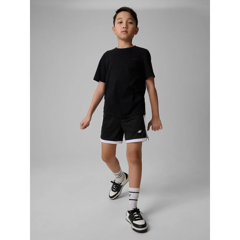 Boys' Plain Regular-Fit T-Shirt 4F 4FJRMM00TTSHM3596-20S