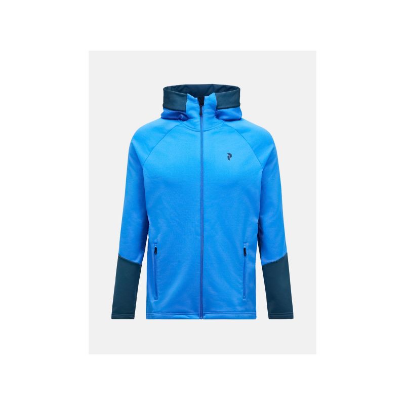 PEAK PERFORMANCE M Rider Essentials Zip Hood blue