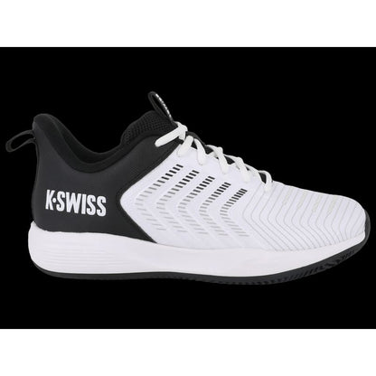 K-swiss ULTRASHOT LIGHT CLAY WHIT/BLACK-M sneakers (04742-102-M) WD
