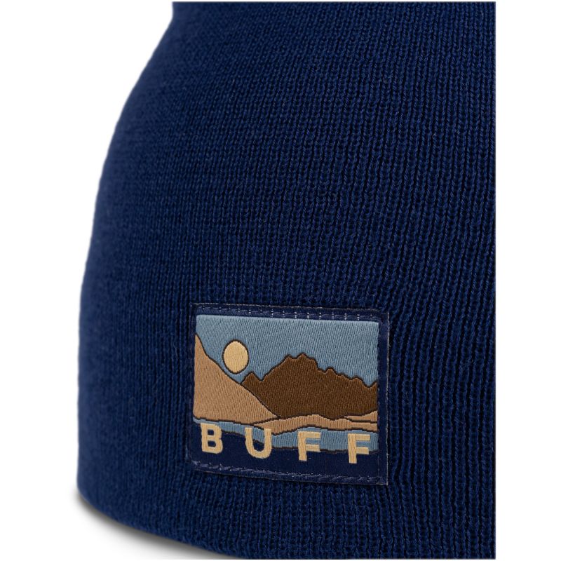 BUFF KNITTED BEANIE LILON LONG MIDNIGHT Beanie