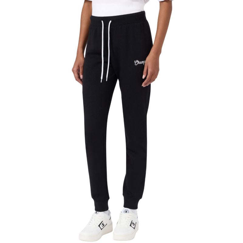 Champion Rib Cuff Pants Women's Black 118256 KK001 In preparation Your Sports Performance