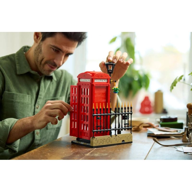 Lego 21347 Ideas - Red London Telephone Booth In preparation Your Sports Performance