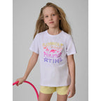 Girls' cotton T-shirt 4F 4FJRSS26TTSHF3913-10S