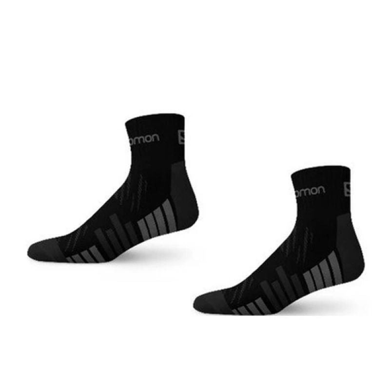 Salomon Active Socks 2-pack 16022-BLACK/GREY Clothing/Training/Socks/Unisex/Salomon Your Sports Performance