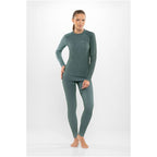 Women’s VIKING Mounti Lady Set Merino Underwear, Green