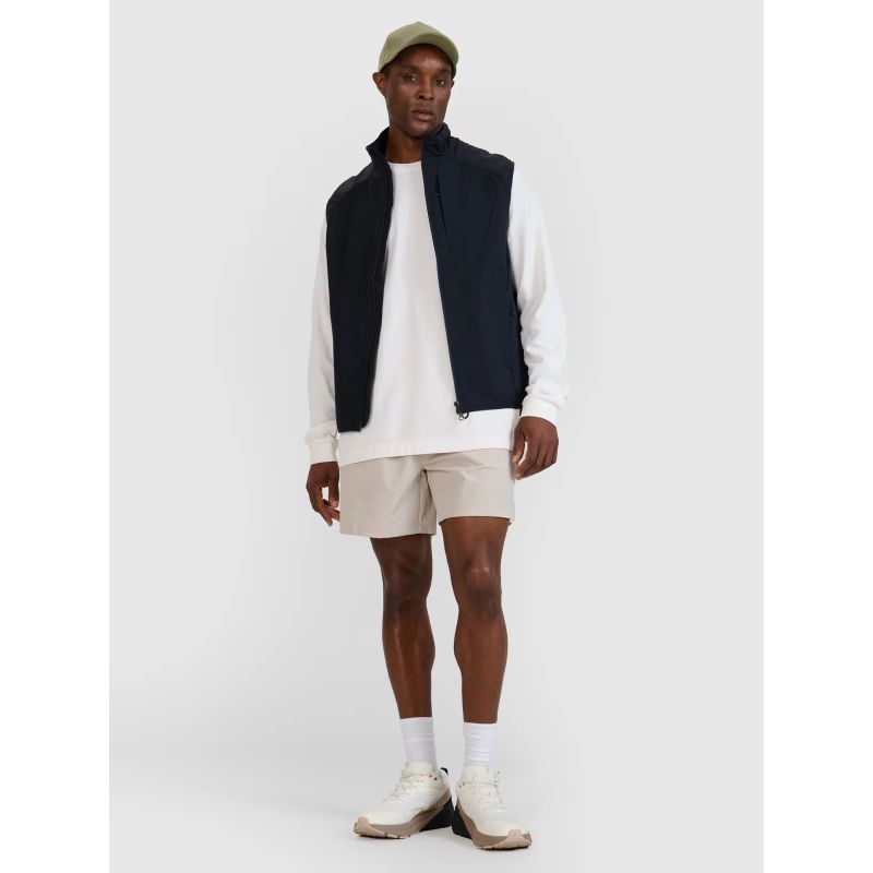 Men's sleeveless vest with stand-up collar 4F 4FWSS25TVJAM194-20S *Kategoria tymczasowa Your Sports Performance