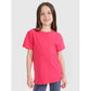 Regular plain girls' T-shirt 4F 4FJWSS25TTSHF2177-55S *Kategoria tymczasowa Your Sports Performance
