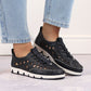 Leather openwork shoes Rieker W RKR652, navy blue Footwear/Lifestyle/Rieker Your Sports Performance