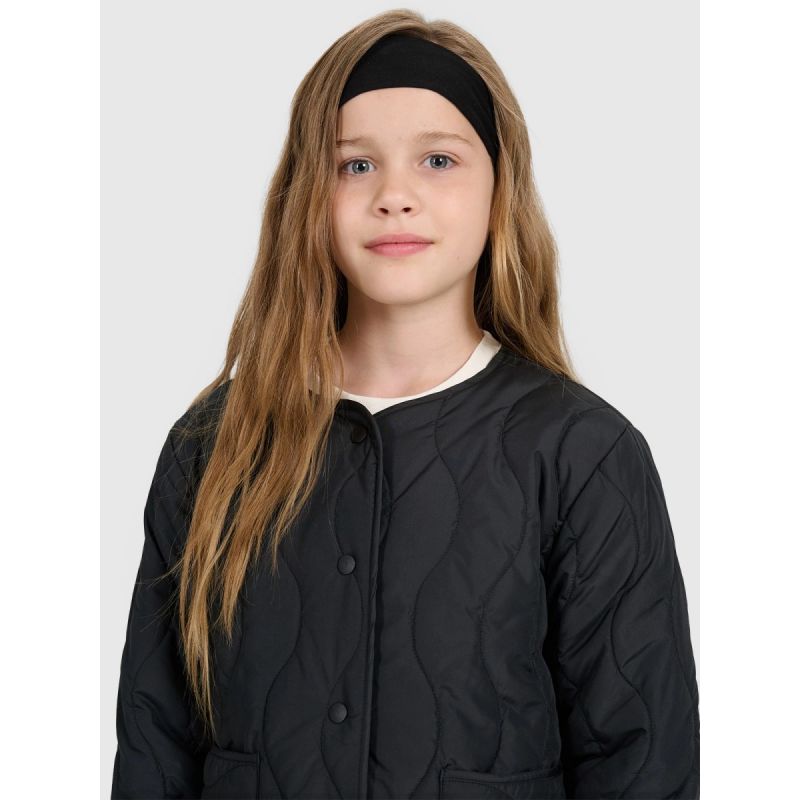 Girls' down jacket with synthetic filling 4F 4FJRAW25TDJAF0767-20S 4f