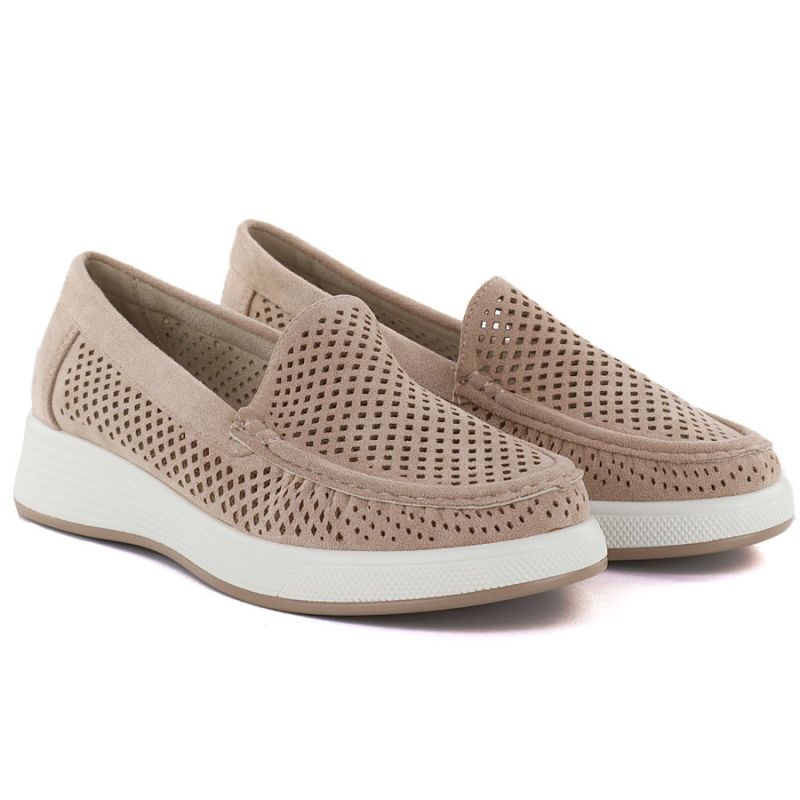 Women's openwork nude platform shoes Sergio Leone MK097H Sergio Leone