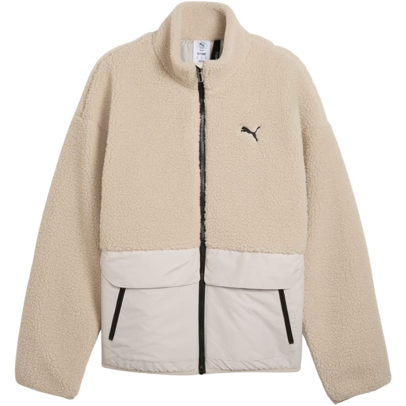 Men's Puma Hybrid Re: Fibre Sherpa Jacket Beige 694562 82