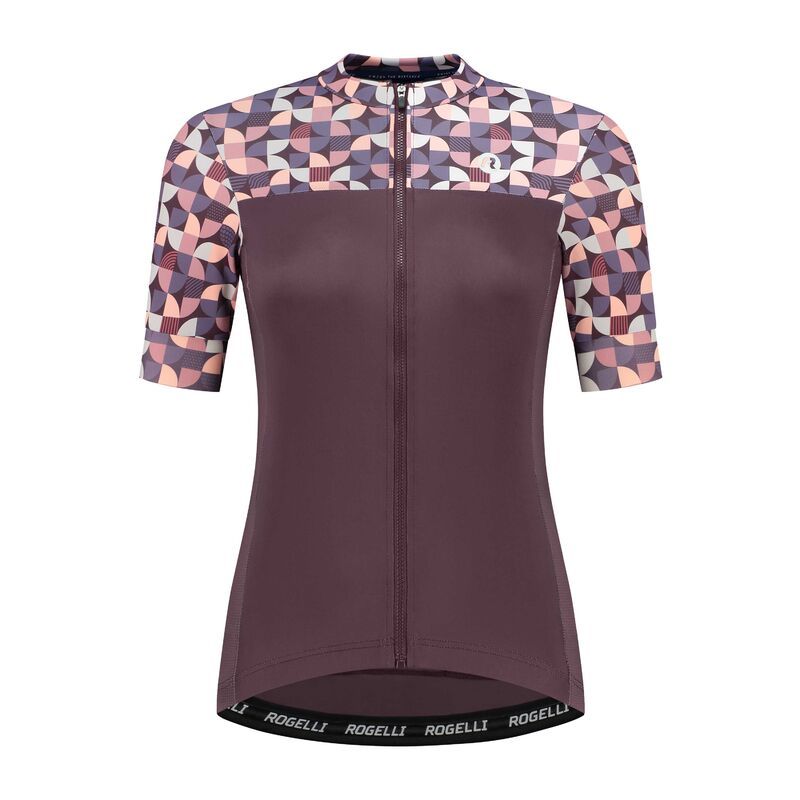 Rogelli ESSENTIAL GRAPHIC burgundy-coral t-shirt XL Rogelli/Rower/Woman/Koszulki Your Sports Performance