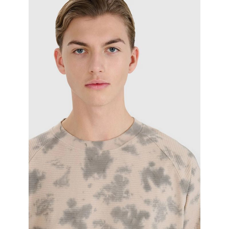 Men's sweatshirt without zipper and hood 4F 4FRSS25TSWSM2180-83A 4f