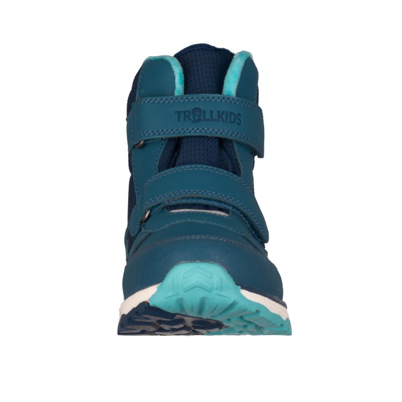 Trollkids Kids Hafjell Winter Boots waterproof snow boots with Velcro closure blue (264-102) In preparation Your Sports Performance