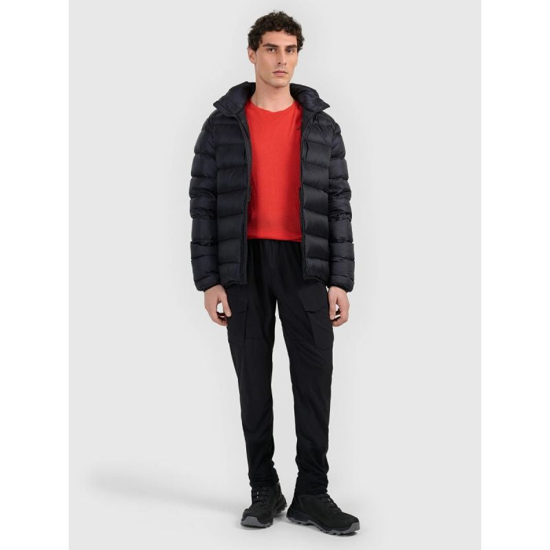 Men's down trekking jacket with natural filling 4F 4FWAW25TDJAM0733-20S
