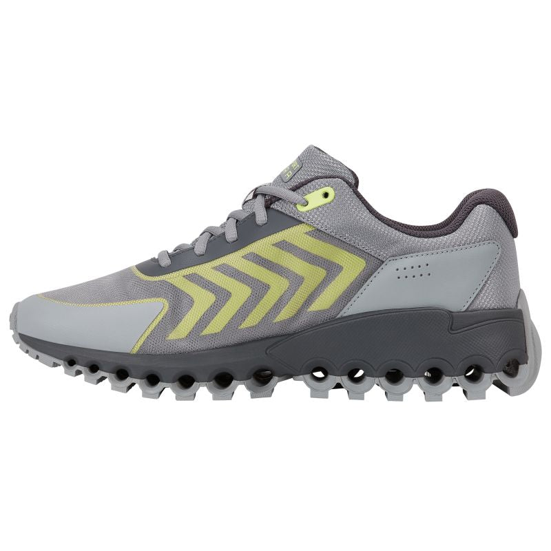 K-Swiss TUBES SPORT ULTRA ULTIMATE GRAY/ASPHALT/SLIME GREEN-M (08913-062-M)