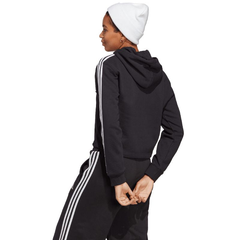 adidas Essentials 3-Stripes French Terry Crop Hoodie W IC8767 Clothing/Training Adidas