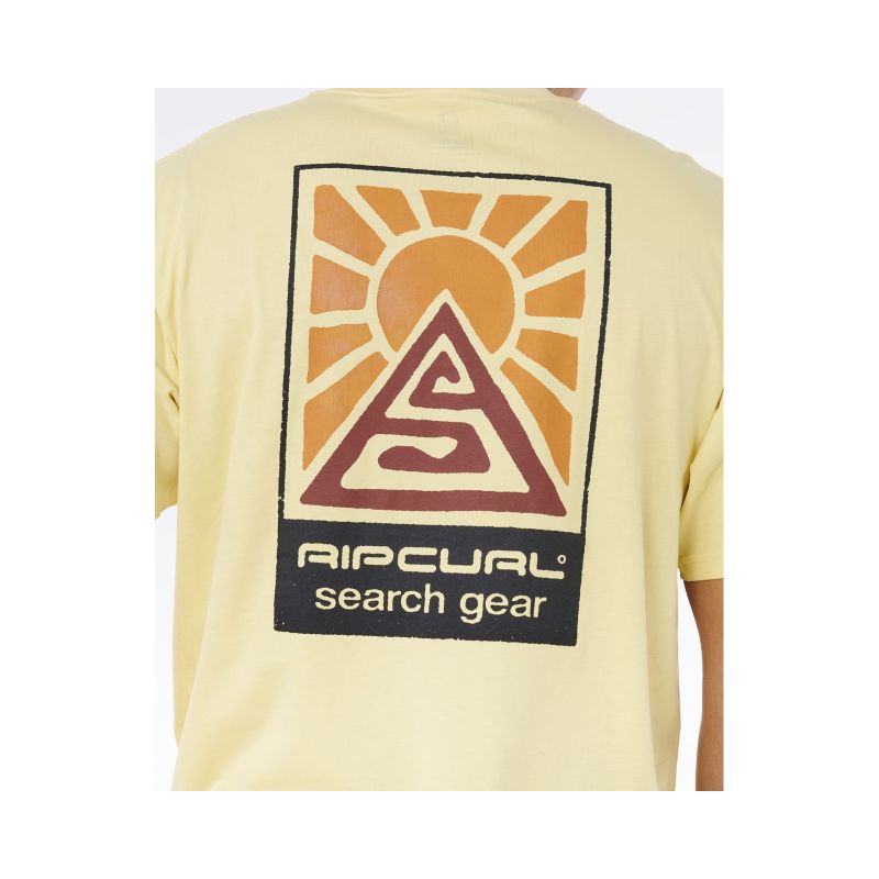 RIP CURL Search Dawn Tee Yellow Men's T-Shirt