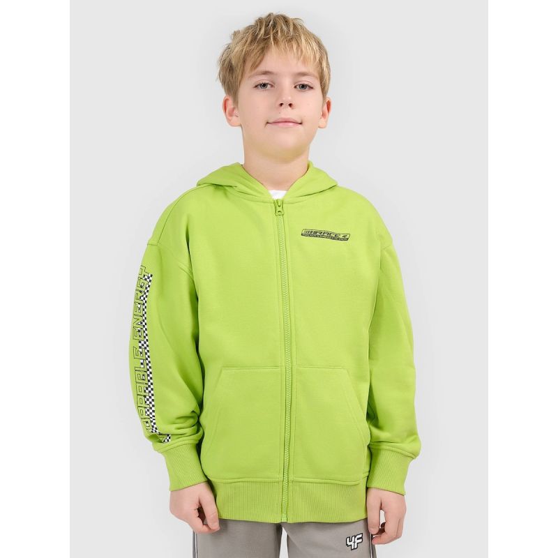 Boys’ Loose-Fit Hooded Sweatshirt 4F 4FJRSS26TSWSM2817-45S