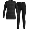 Odlo Set long ACTIVE WARM ECO SET children's underwear set size 140cm Black-Gray Odzież militarna/Bielizna termoaktywna Your Sports Performance