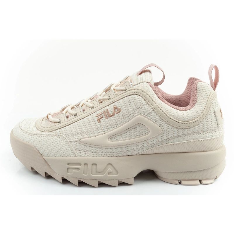 Fila Disruptor women's shoes sports sneakers fashionable beige comfortable Fila