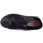 Women's black leather shoes with a zipper Potocki JE19402 Potocki