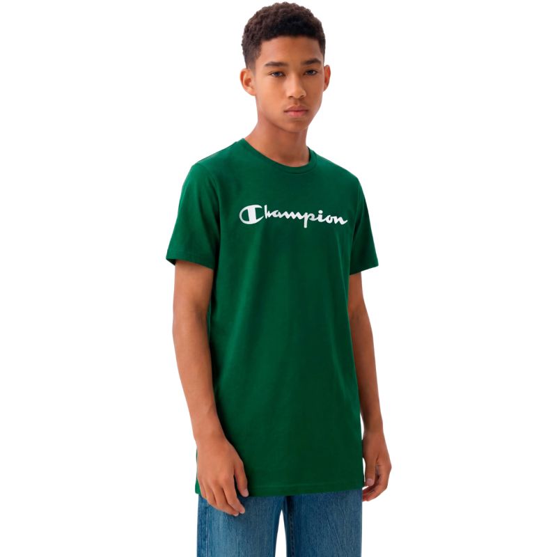 Champion SS Tee Kids T-Shirt Green 307322 GS559