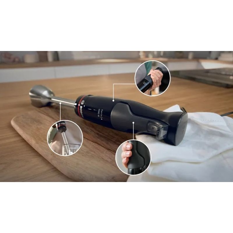 Bosch MSM4B6V2 Serie 4 ErgoMaster Hand Blender (1000W; Black) AGD - Produkty/Miksery / Blendery Your Sports Performance