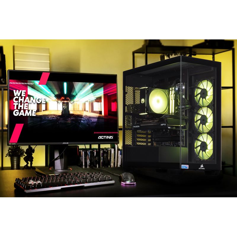 Actina iCUE 8700F/32GB/2TB/RTX5070Ti/850W Komputery/Komputery Gaming Actina Your Sports Performance