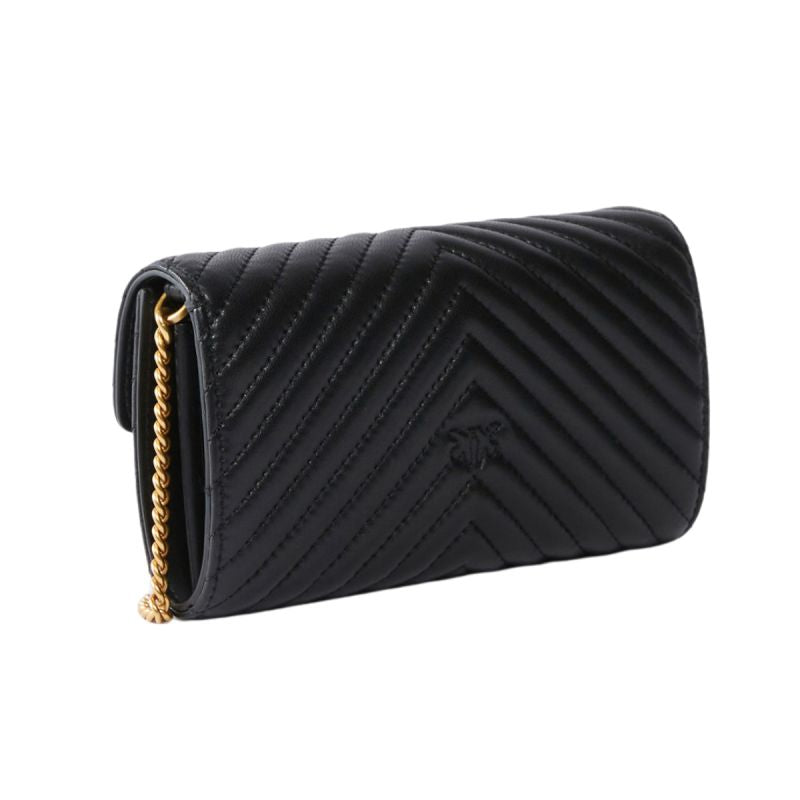 Pinko Love Bag One Wallet Chevron Black - 100062A0GK-Z99Q Akcesoria i sprzęt koszykarski/Torby i plecaki Your Sports Performance