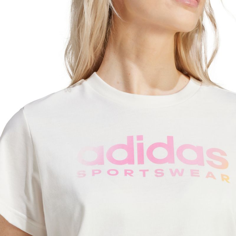 adidas The Soft Side Linear W T-shirt IR5890 Clothing/Lifestyle/T-shirts Adidas