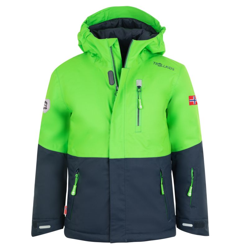 Trollkids Kids Hallingdal Jacket Outdoor Waterproof Jacket Multicolor (226-304) Clothing Your Sports Performance