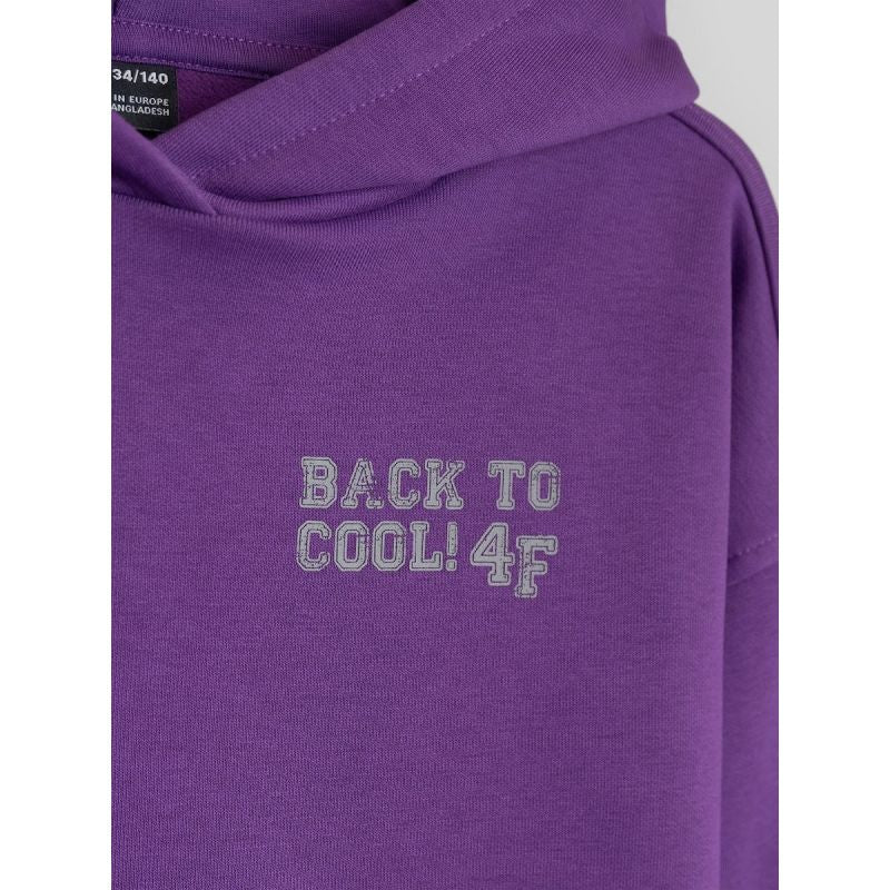Boys’ Loose-Fit Hooded Sweatshirt 4F 4FJRAW26TSWSM3194-51S