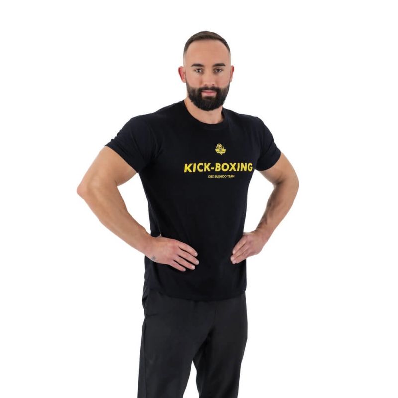 Cotton T-shirt "Kick-boxing" - M ODZIEŻ - Koszulki treningowe Your Sports Performance