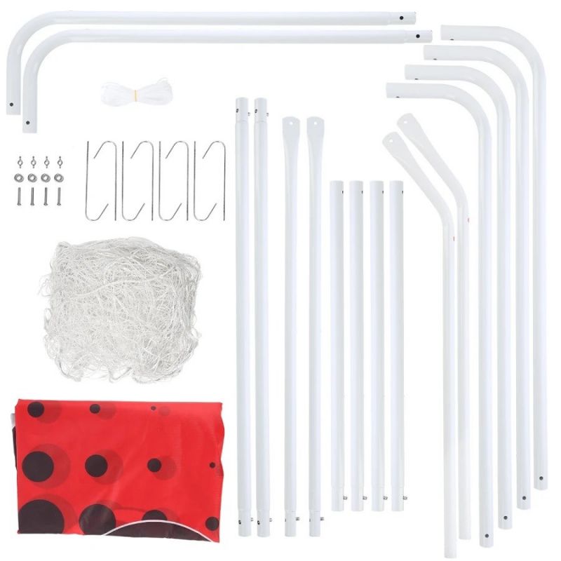 Goal with net and aiming panel Nils BR240P 2in1 240x150cm 10-10-821 Accessories/Training equipment/Bramki Your Sports Performance