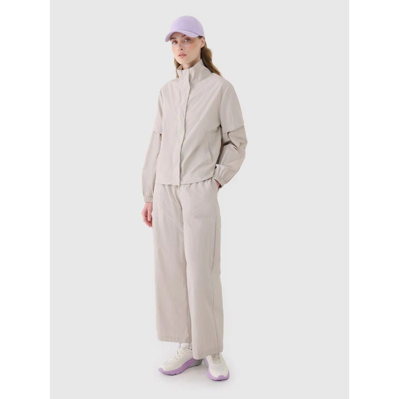 Women's casual wide-leg trousers 4F 4FWSS25TTROF1012-83S *Kategoria tymczasowa Your Sports Performance