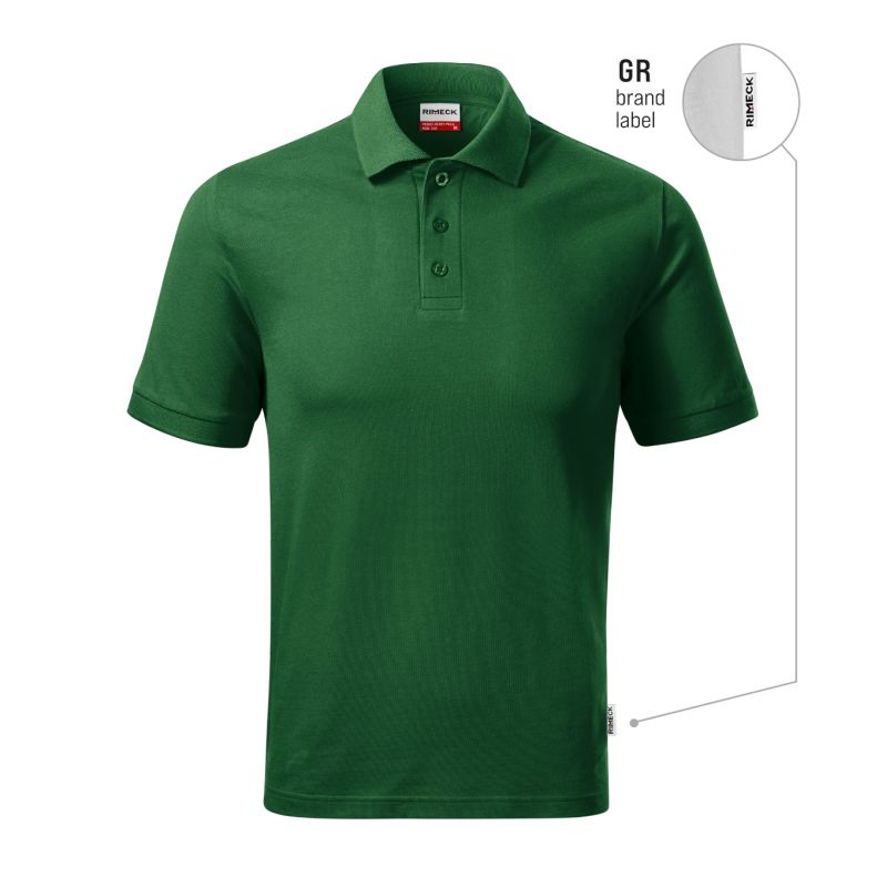 Men's Resist Heavy Polo Shirt (Bottle Green 06 (brand label)) Clothing/Lifestyle/T-shirts/Malfini/Polo Your Sports Performance