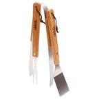 3-in-1 BBQ Utensil Set with Wooden Handle Home and Garden/Garden Your Sports Performance
